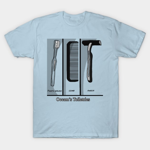 Occam's Toiletries T-Shirt by geeksversusnerds